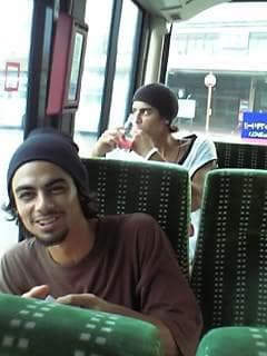 Abelino na frente o Marcelo ao fundo